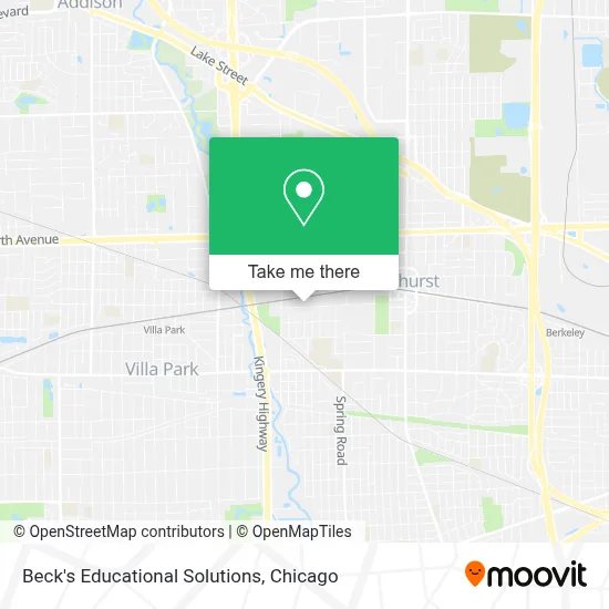 Beck's Educational Solutions map