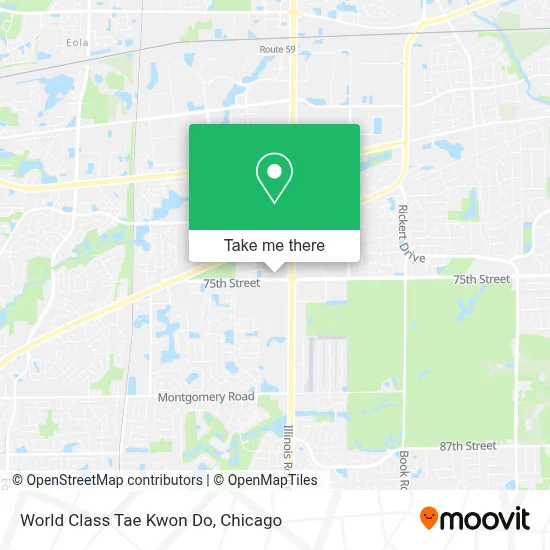 World Class Tae Kwon Do map