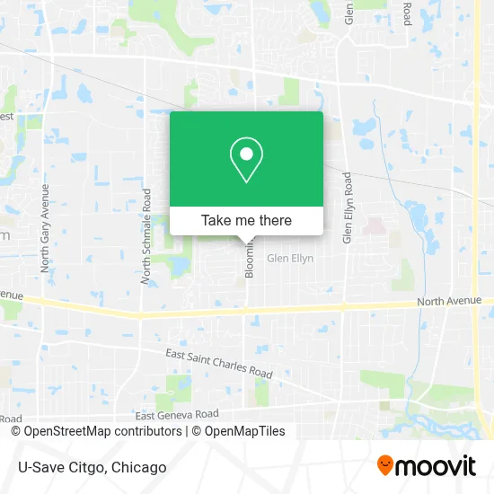 U-Save Citgo map