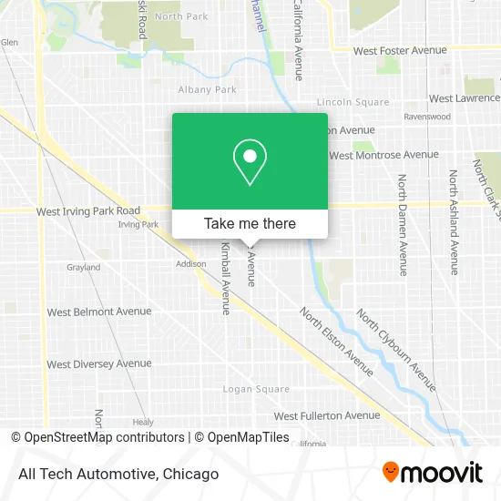 All Tech Automotive map