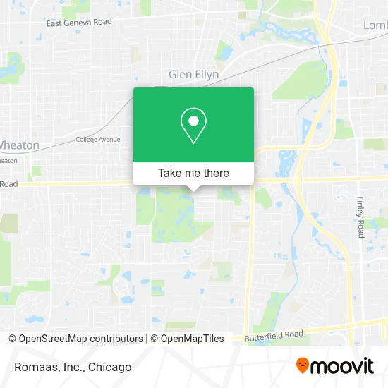 Romaas, Inc. map
