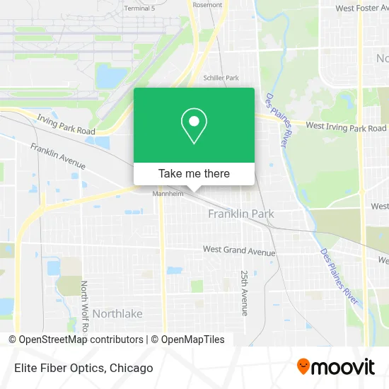 Elite Fiber Optics map