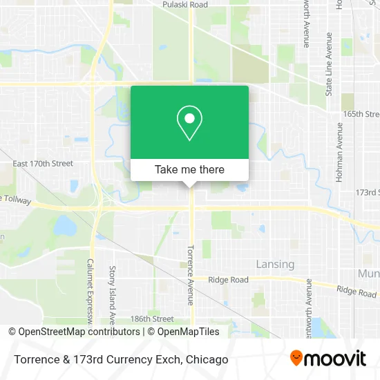 Torrence & 173rd Currency Exch map