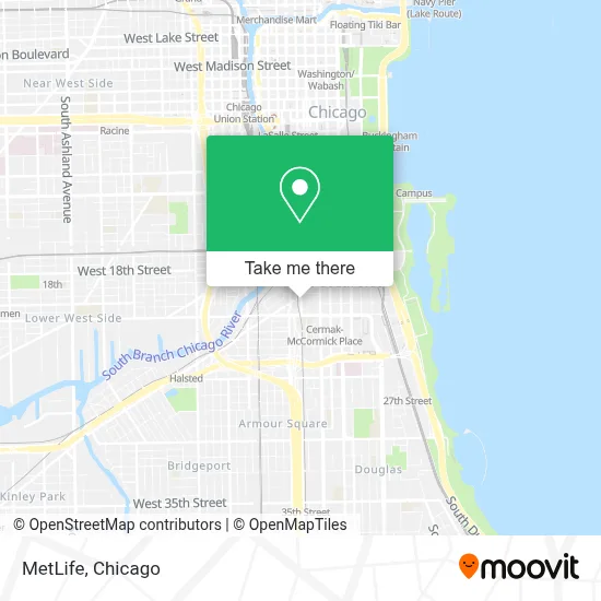 Met Life map