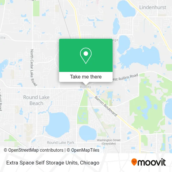 Extra Space Self Storage Units map