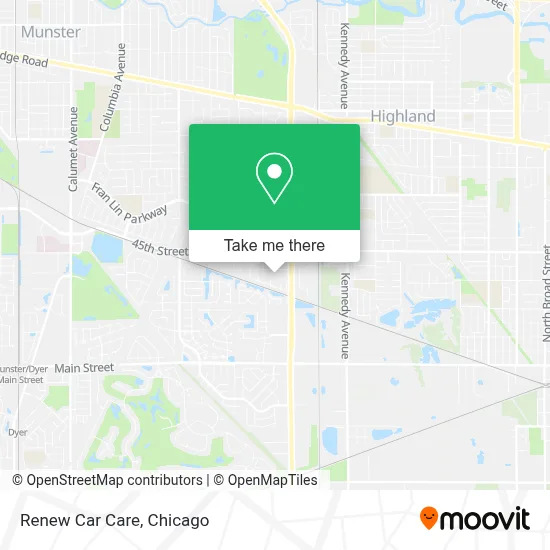 Renew Car Care map