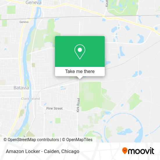 Amazon Locker - Caiden map