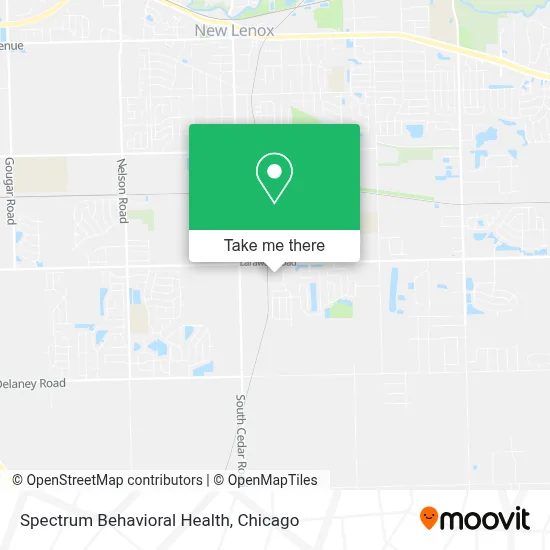 Spectrum Behavioral Health map