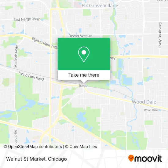 Walnut St Market map
