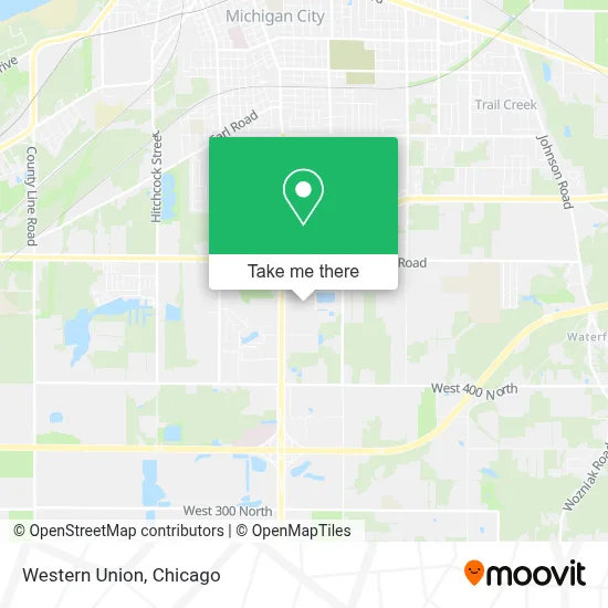 Western Union map