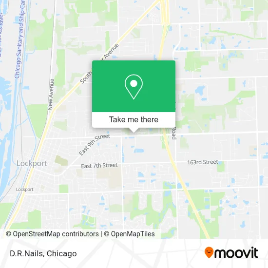 D.R.Nails map