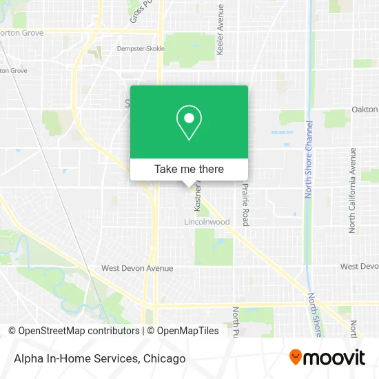 Alpha In-Home Services map