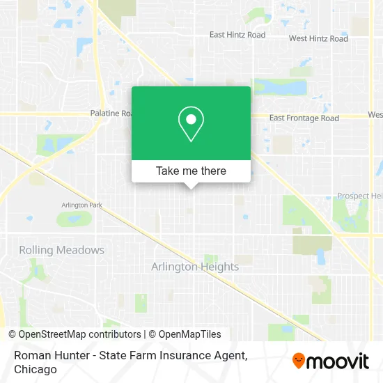 Roman Hunter - State Farm Insurance Agent map