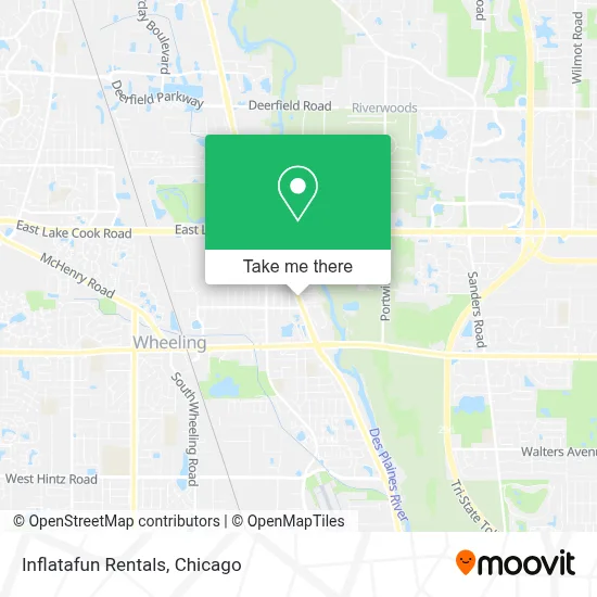 Inflatafun Rentals map
