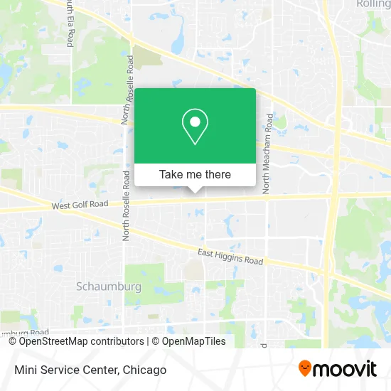 Mini Service Center map