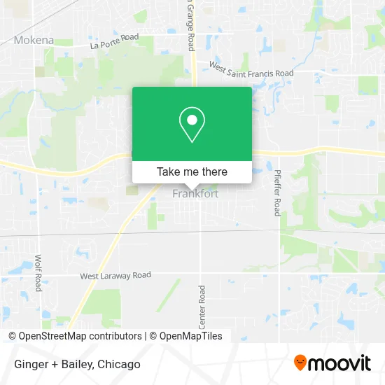 Ginger + Bailey map