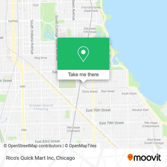 Rico's Quick Mart Inc map