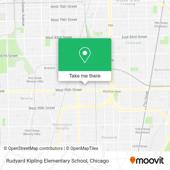 Rudyard Kipling Elementary School map