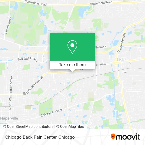 Chicago Back Pain Center map