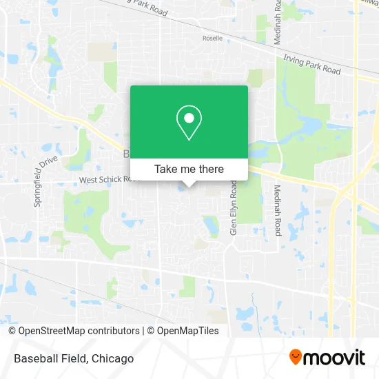 Baseball Field map