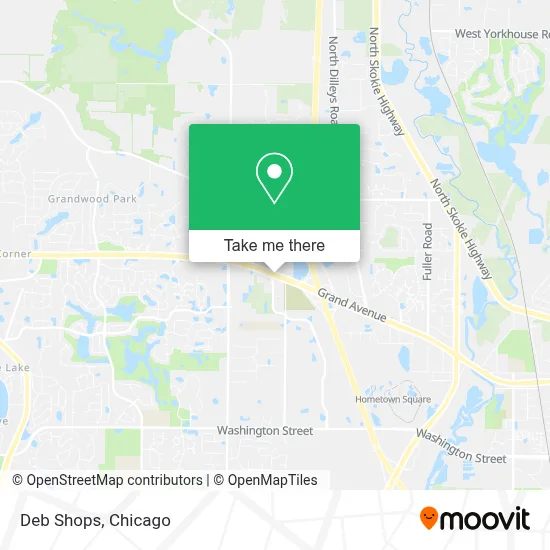 Deb Shops map
