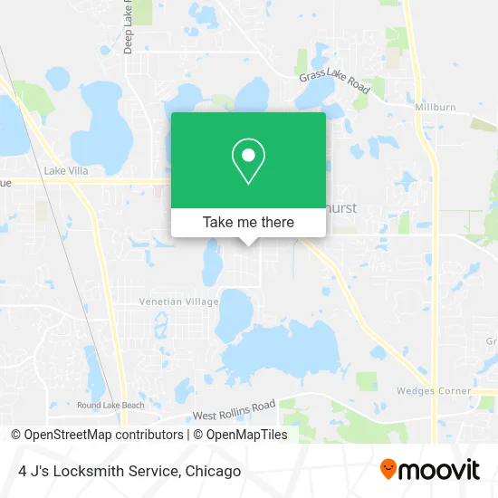 4 J's Locksmith Service map