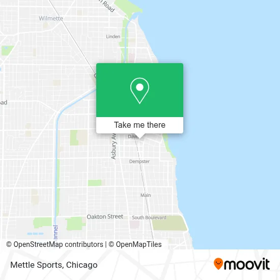 Mettle Sports map