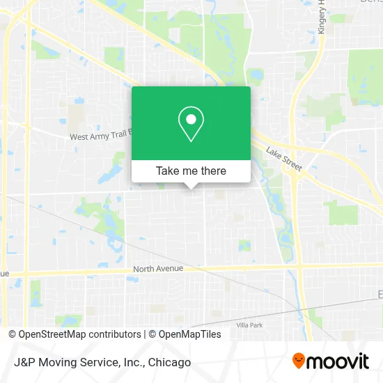 J&P Moving Service, Inc. map
