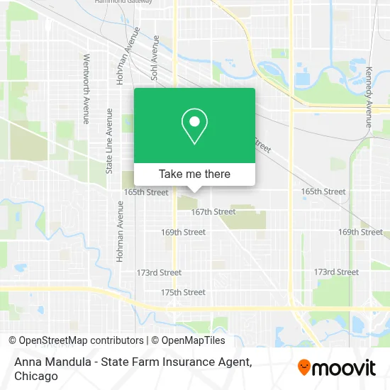 Anna Mandula - State Farm Insurance Agent map