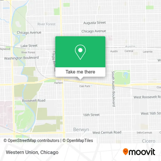 Western Union map