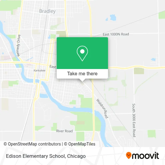 Edison Elementary School map