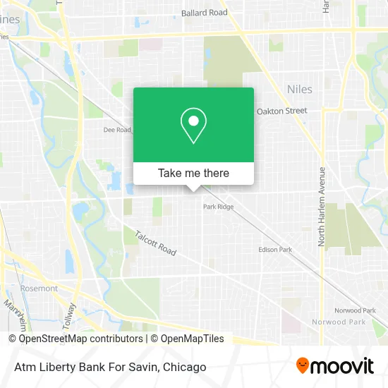 Atm Liberty Bank For Savin map