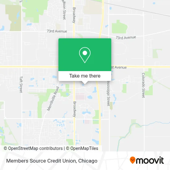 Members Source Credit Union map