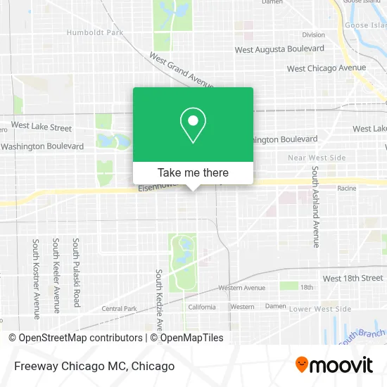Freeway  Chicago MC map