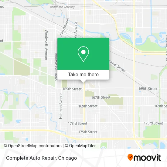 Complete Auto Repair map