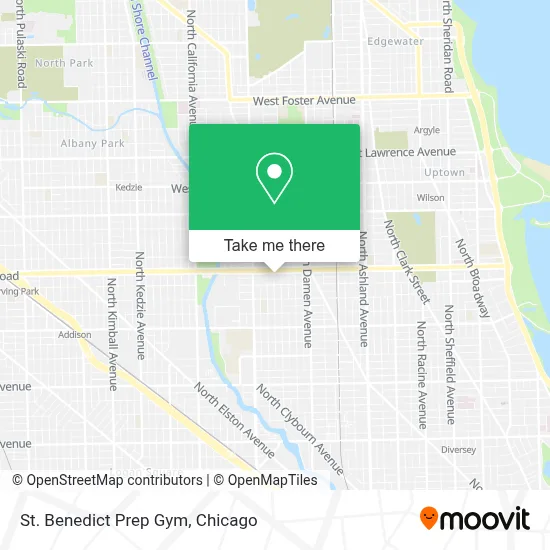 St. Benedict Prep Gym map