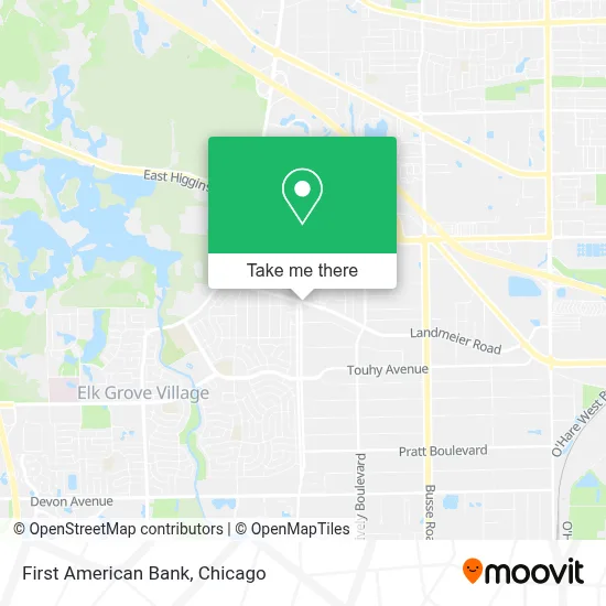 First American Bank map