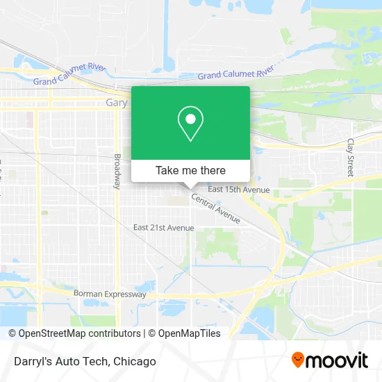 Darryl's Auto Tech map