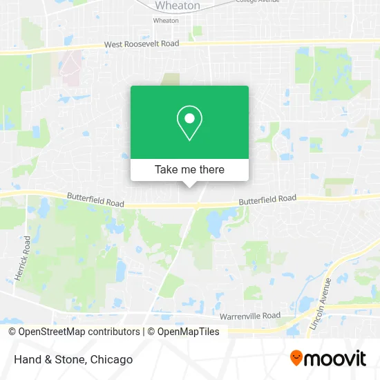 Hand & Stone map