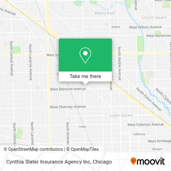 Cynthia Slater Insurance Agency Inc map