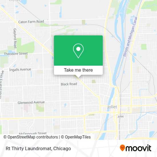 Rt Thirty Laundromat map