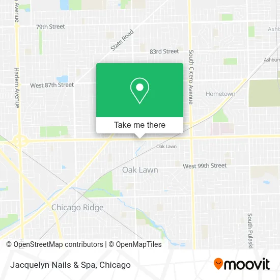 Jacquelyn Nails & Spa map