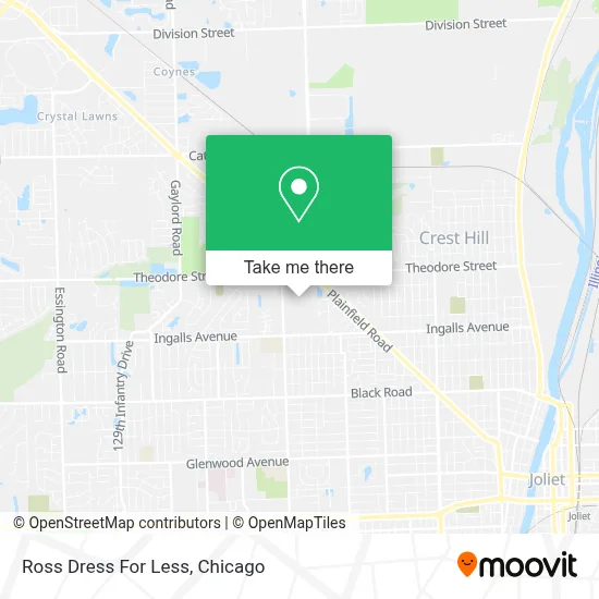 Ross Dress For Less map