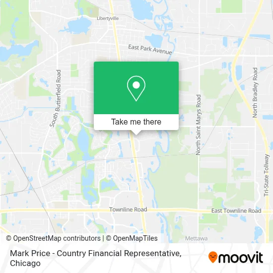 Mark Price - Country Financial Representative map