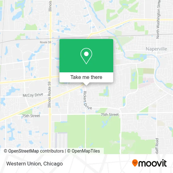 Western Union map