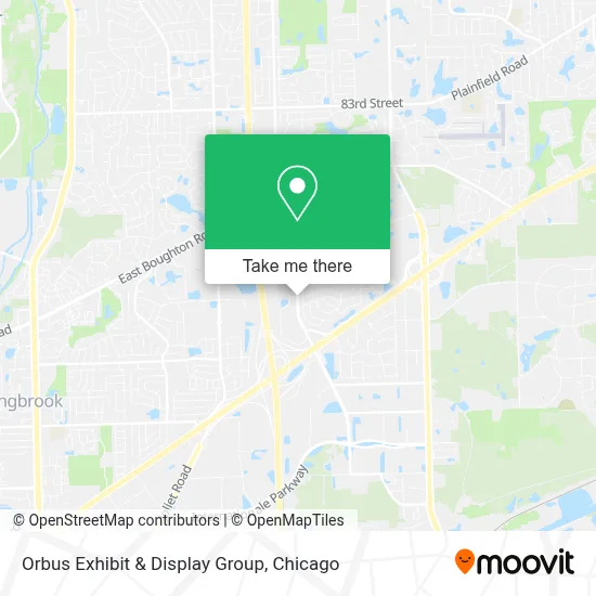 Orbus Exhibit & Display Group map