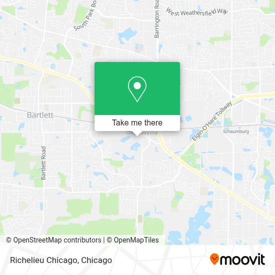 Richelieu Chicago map
