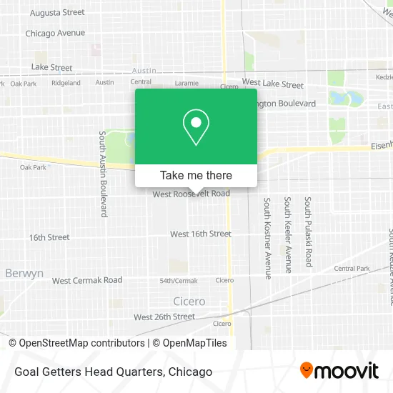 Goal Getters Head Quarters map