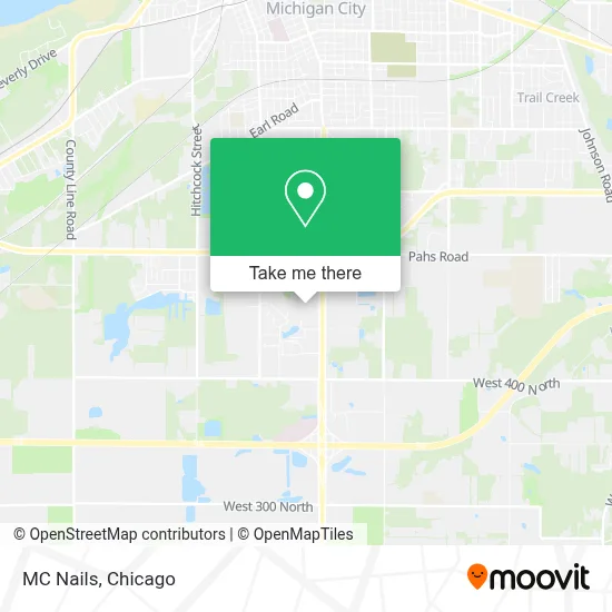 MC Nails map