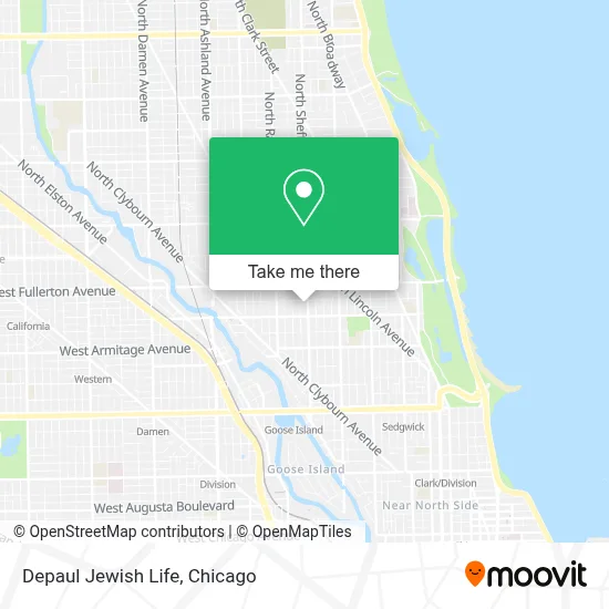 Depaul Jewish Life map